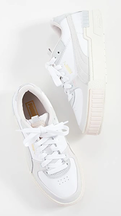 Shop Puma Cali Sport Sneakers In  White/marshmallow
