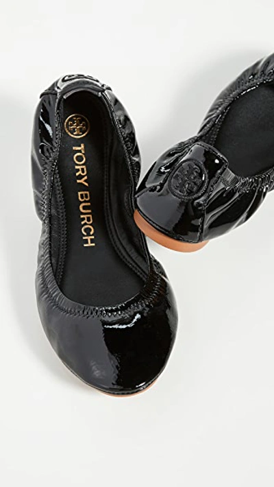 Shop Tory Burch Eddie Ballet Flats In Perfect Black