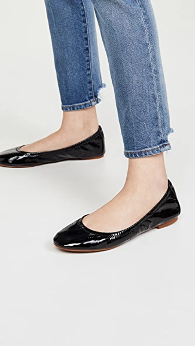 Shop Tory Burch Eddie Ballet Flats In Perfect Black