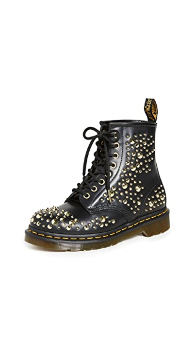 Shop Dr. Martens' 1460 Deluxe Boots In Black