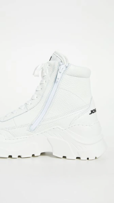 Shop Joshua Sanders Zenith Classic Donna High Top Sneakers In White