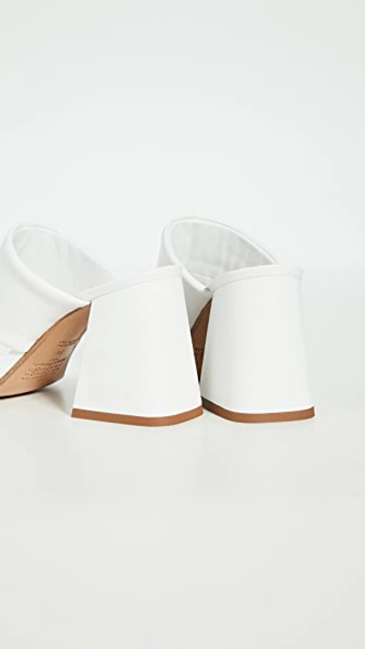 Shop Maison Margiela Chunky High Heeled Sandals In White