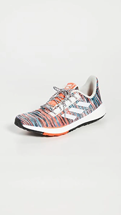 Shop Adidas Originals X Missoni Pulseboost Hd Sneakers In Raw White/white/active Orange