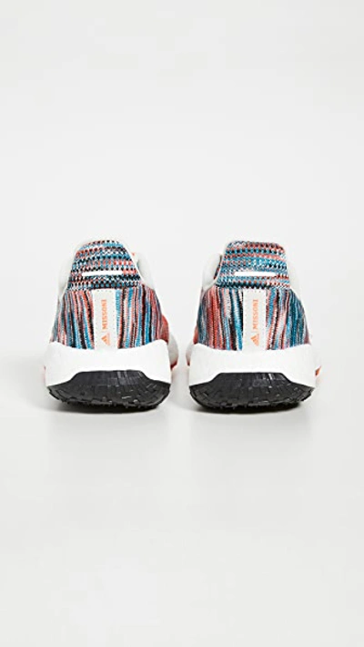 Shop Adidas Originals X Missoni Pulseboost Hd Sneakers In Raw White/white/active Orange