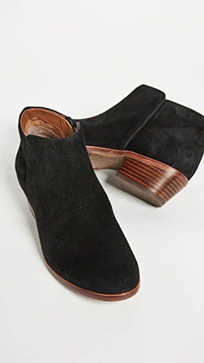 Shop Sam Edelman Petty Suede Booties In Black