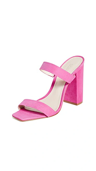 Shop Schutz Maribel Slides In Vibrant Pink