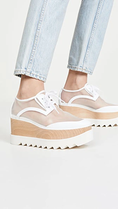 Elyse Transparent Lace Up Shoes