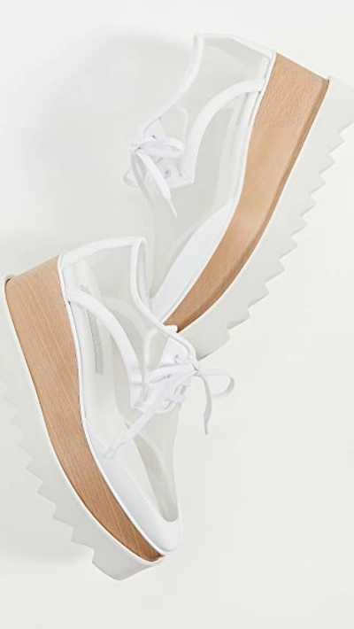Elyse Transparent Lace Up Shoes