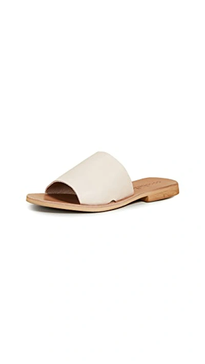 Shop Cocobelle Bhea Slides In Ecru