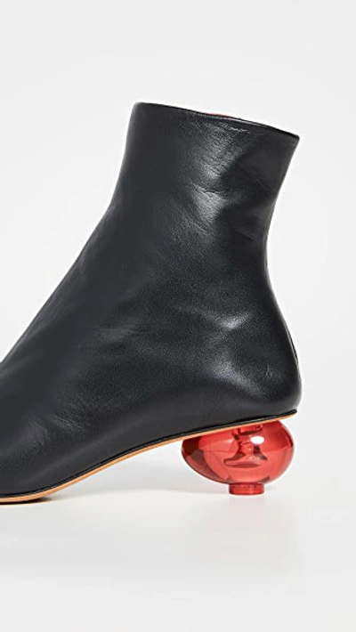 Shop Gray Matters Egg Boots In Nero/rosso