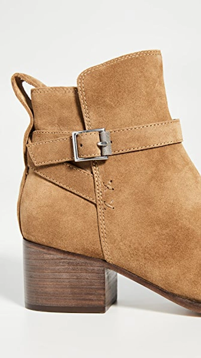 Shop Rag & Bone Walker Buckle Booties In Golden Brown