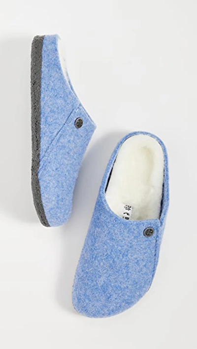 Shop Birkenstock Zermatt Clogs - Narrow In Light Blue