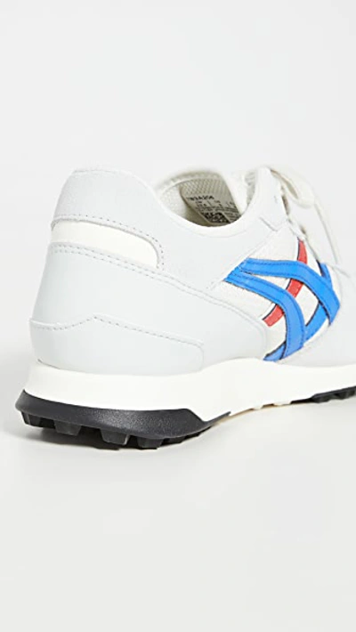 Shop Onitsuka Tiger Tiger Horizonia Sneakers In Cream/directoire Blue
