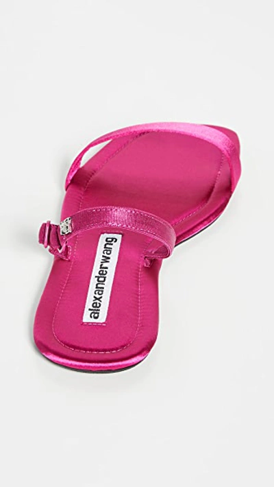 Shop Alexander Wang Ryder Sandals In Hot Pink