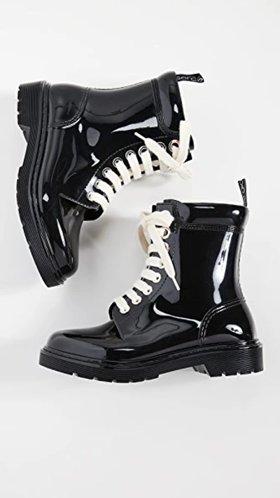 Shop Sergio Rossi Winter Jelly Boots In Black