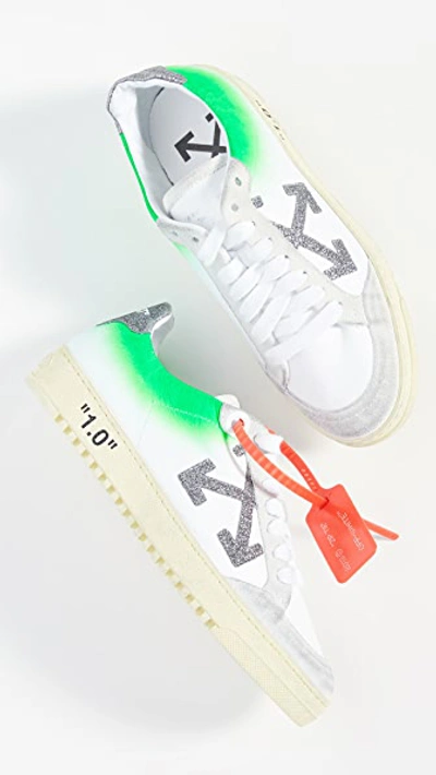 Shop Off-white Arrow 2.0 Sneakers In White/silver