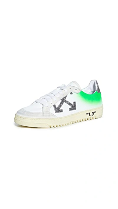 Shop Off-white Arrow 2.0 Sneakers In White/silver