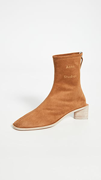 acne branded boots