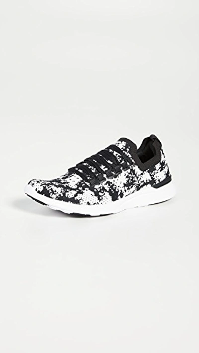 Shop Apl Athletic Propulsion Labs Techloom Breeze Sneakers In Black/white/camo