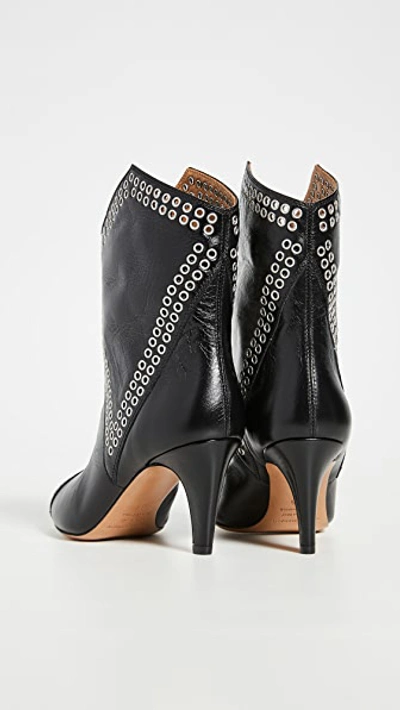 Shop Isabel Marant Demka Booties In Black