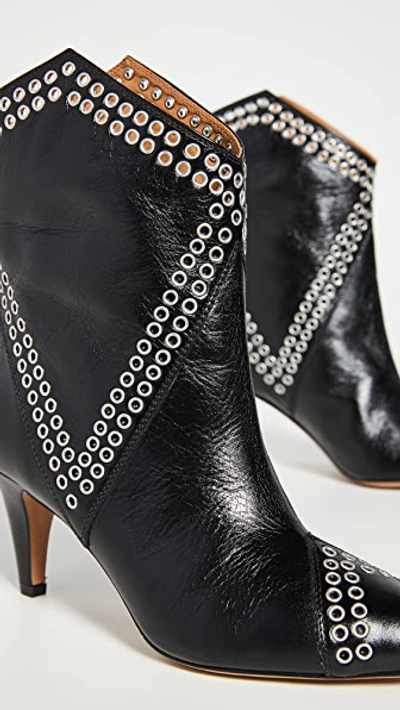 Shop Isabel Marant Demka Booties In Black