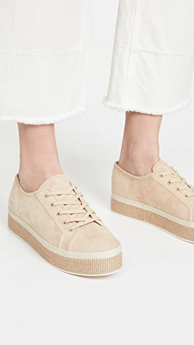 Shop Vince Windell Sneakers In Wheat