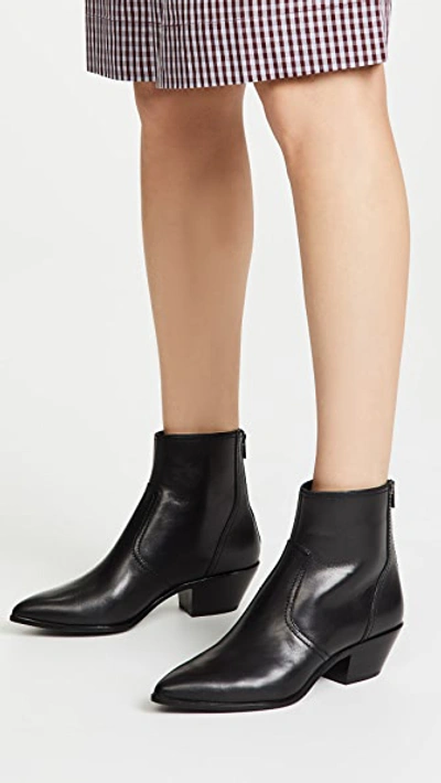 Shop Loeffler Randall Joni Western Booties In Black