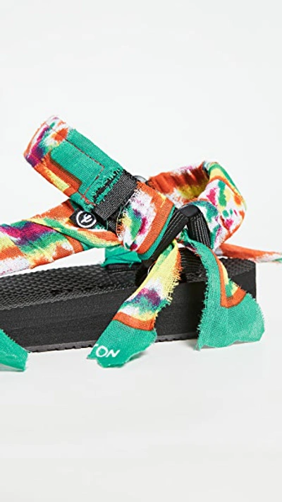Shop Arizona Love Trekky Fun Sandals In Tie And Dye