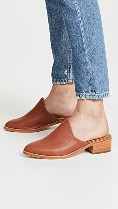 Shop Soludos Venetian Mules In Tan