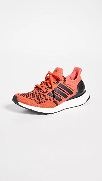 Shop Adidas Originals Ultraboost 1.0 Sneakers In Core Black/black/solar Red