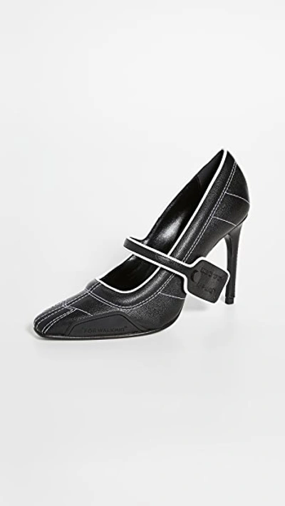 Shop Off-white Bowling Pumps In Black