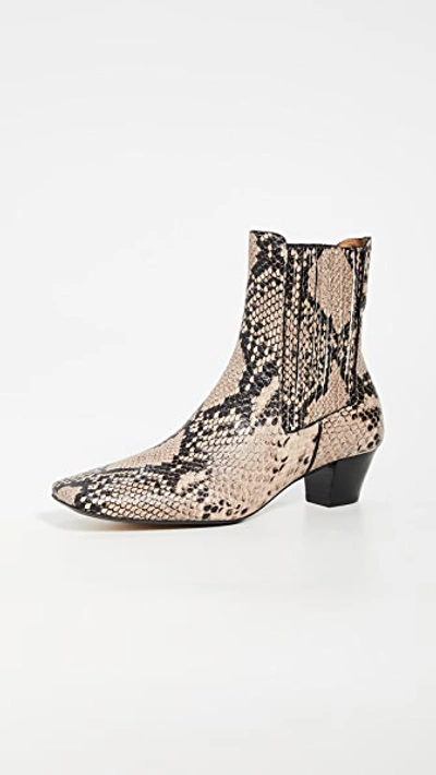 Shop Joseph Camelia Booties In Crusca