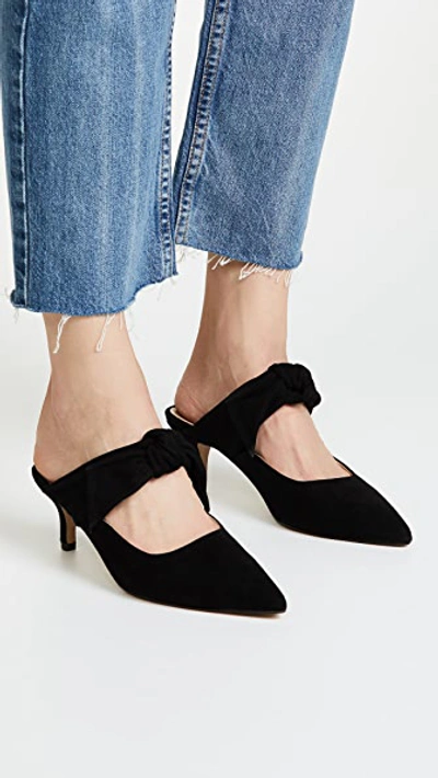 Shop Botkier Pina Point Toe Mules In Black