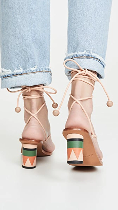 Shop Ulla Johnson Kaya Heel Sandals In Rose