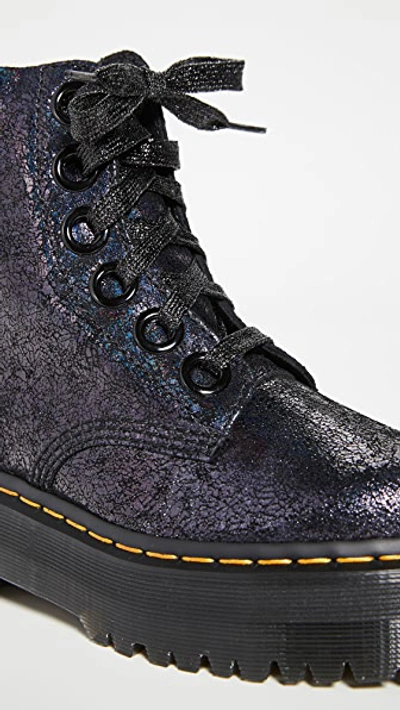 Shop Dr. Martens' Molly Boots In Black