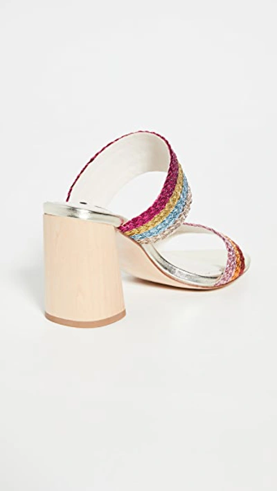 Shop Alice And Olivia Loni Mules In Multi