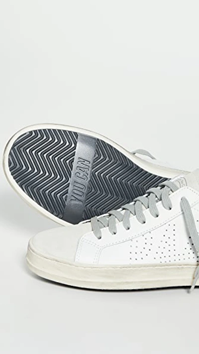 Shop P448 F9 John Sneakers In White/leb