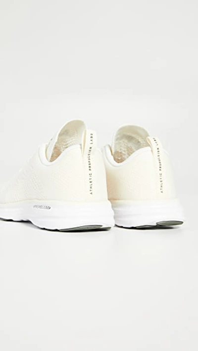 Shop Apl Athletic Propulsion Labs Techloom Pro Sneakers In Pristine/fatigue/white