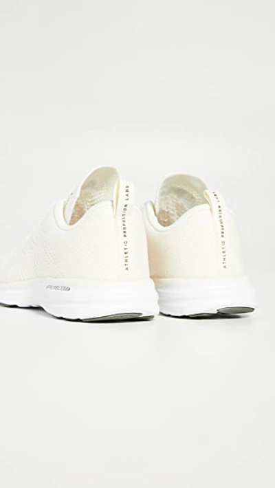 Apl Athletic Propulsion Labs Techloom Phantom 3d Mesh Trainers In Pristine/fatigue/white