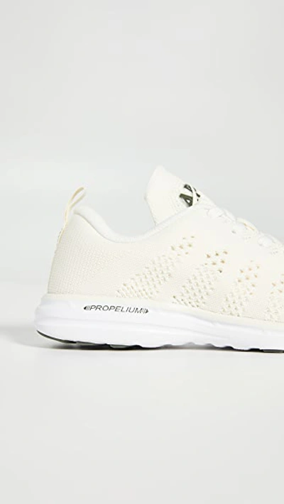 Apl Athletic Propulsion Labs Techloom Phantom 3d Mesh Trainers In Pristine/fatigue/white