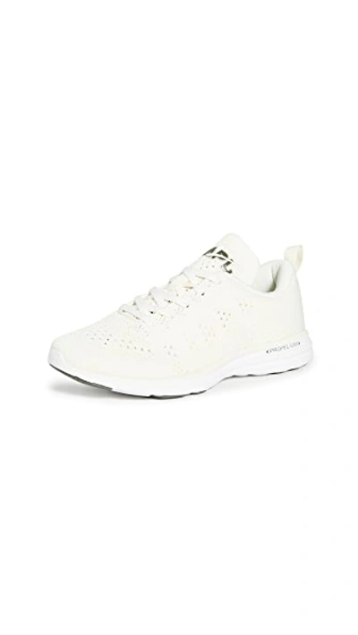 Shop Apl Athletic Propulsion Labs Techloom Pro Sneakers In Pristine/fatigue/white