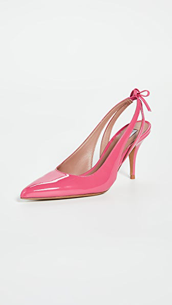 bright pink pumps