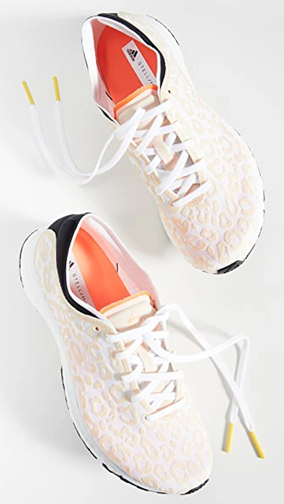 Shop Adidas By Stella Mccartney Adizero Adios Sneakers In Soft Apricot/solar Orange