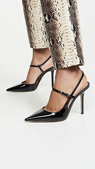 Sam Edelman Ayla Pointed-toe Pumps Women's Shoes In Black