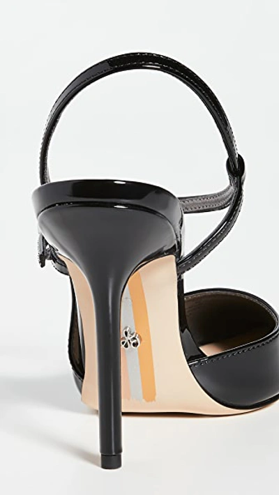 Sam Edelman Ayla Pointed-toe Pumps Women's Shoes In Black