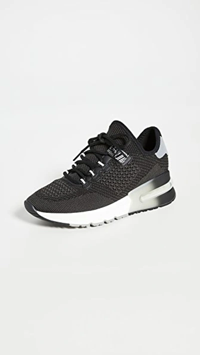 Shop Ash Krush Bis Sneakers In Black/silver