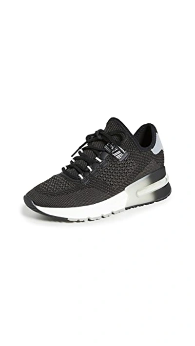 Shop Ash Krush Bis Sneakers In Black/silver