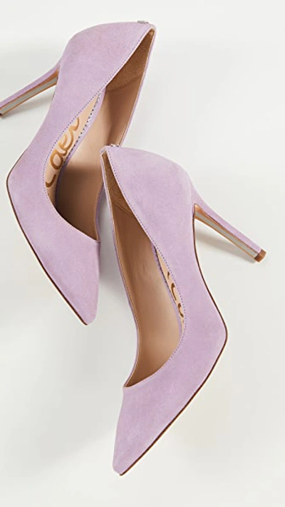 Shop Sam Edelman Hazel Pumps In Purple Jam