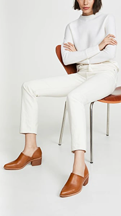Shop Madewell The Brady Lowcut Booties In English Saddle