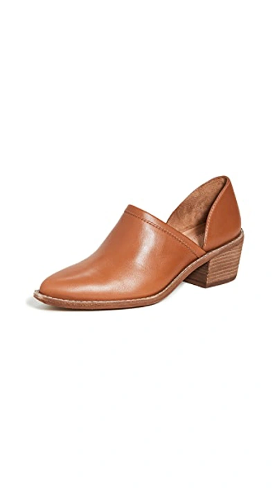 Shop Madewell The Brady Lowcut Booties In English Saddle